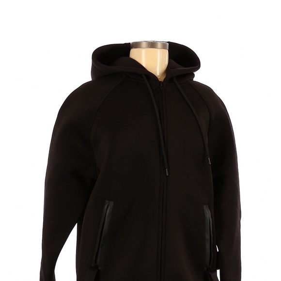 Alexander Wang X H M Jackets Coats Alexander Wang X Hm Scuba Zip Up Neoprene Hoodie Poshmark